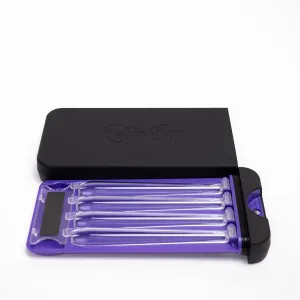 Rollie Boy Waterproof Travel Holder | Holds 4 King Cones | Holds mini Lighter or Matches | Smell Resistant | Discreet (Royal Purple)