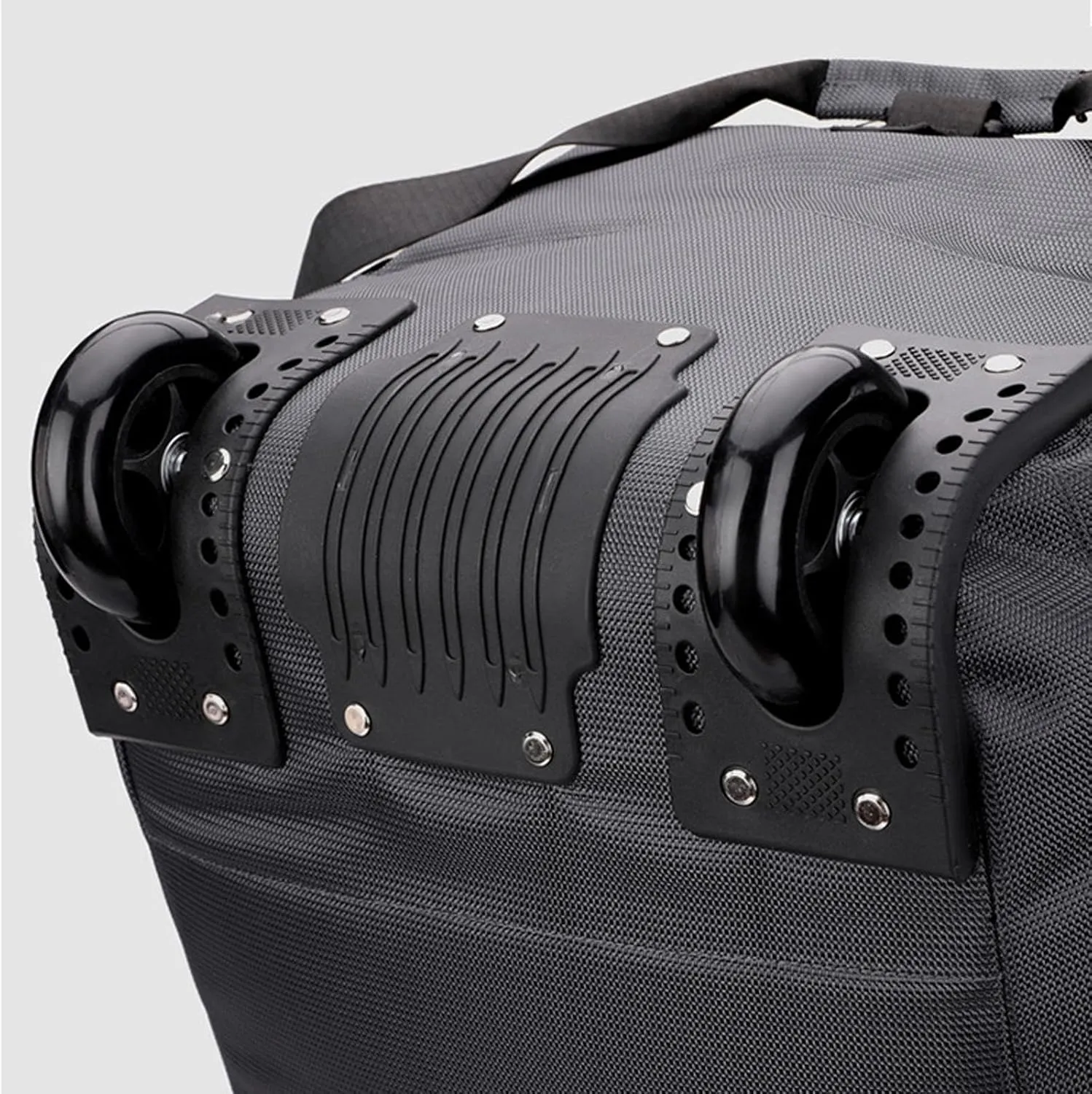 Rolling Trolley Bag with Wheels for Travel And Outdoor Activities, Black