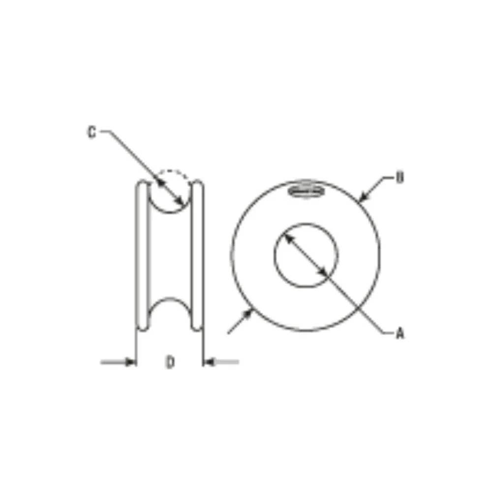 Ronstan Low Friction Ring - 8mm Hole