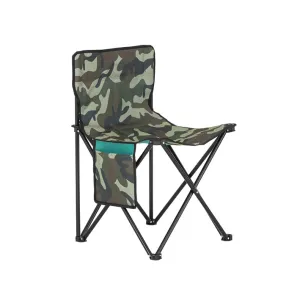Rootz Camping Chair - Outdoor Chair - Folding Chair - Oxford Fabric - 45cm x 43cm x 74cm - Portable & Stable - Lightweight - Rust-Resistant Iron