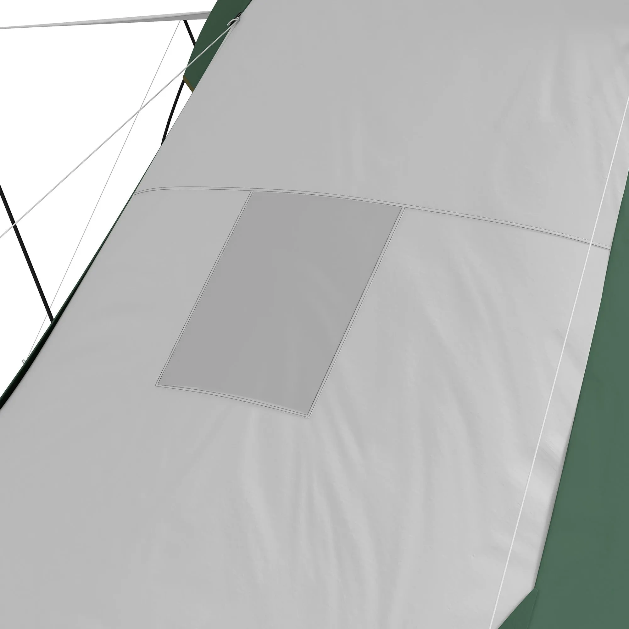 Rootz Family Camping Tent - Waterproof Shelter - Easy Setup Tent - Spacious Design - 5.55m x 2.25m x 1.9m