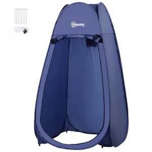 Rootz Foldable Shower Tent - Pop-Up Changing Room - Portable Privacy Shelter - UV Resistant Fabric - 100cm x 100cm x 185cm