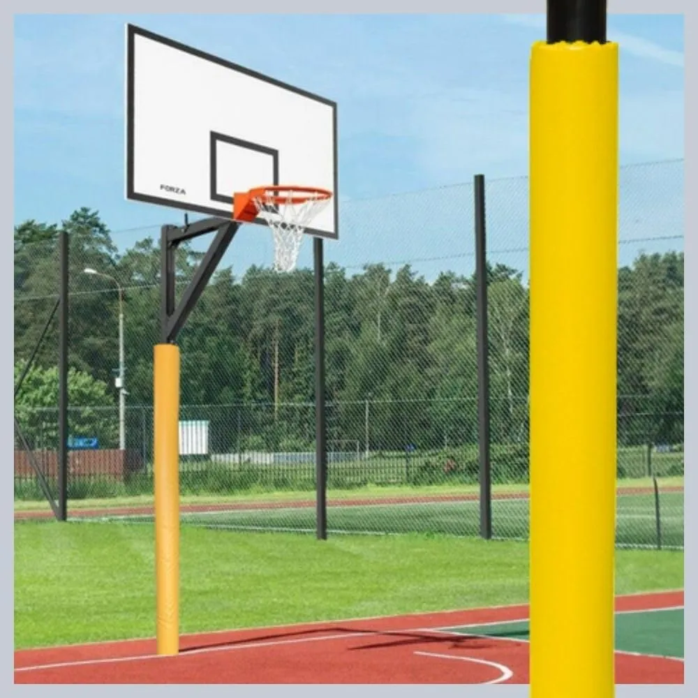 Safety Pole Pad, 6 FT Tall, 1” Thick Foam, Weatherproof, UV-Resistant, Hook/Loop Closure, Pickleball Pole Pad