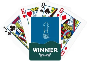Sea Food Squid Art Deco Gift Fashion Winner Poker Playing Card Classic Game