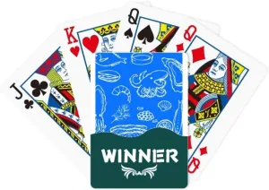 Seafood Fishing Resources Winner Poker Playing Card Classic Game