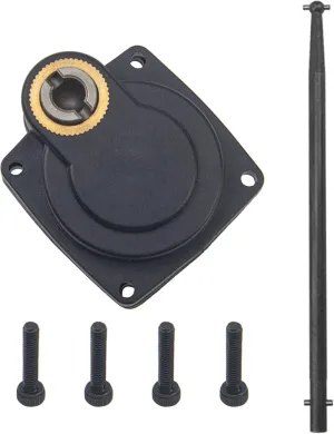 ShareGoo Electric Roto Starter E-Start Backplate Power Back Cover 11012 & Drill Start Wand Power Starter Shaft Rod Pin End 11003 for RC 1/8 HSP HPI Redcat SH 28 Nitro Engine Rotor(Hole Centers 32mm)