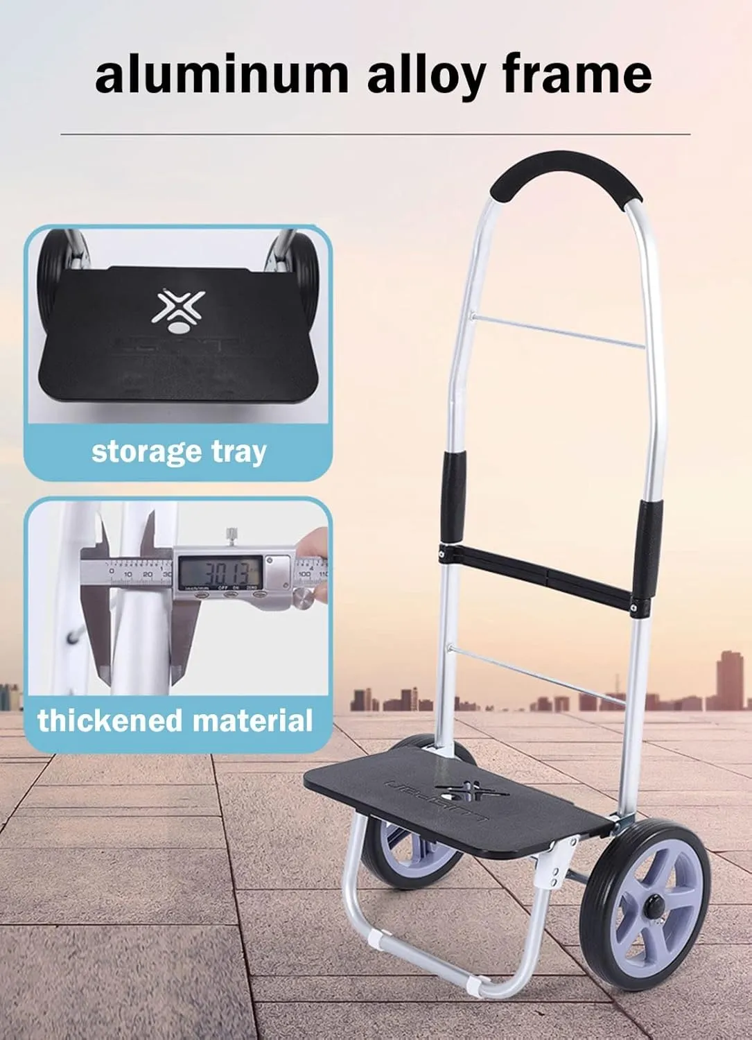 Shopping cart Foldable Shopping Trolley Foldable Shopping Trolley,Folding Shopping Trolley with Wheels Foldable Wheeled Shopping Grocery Trolley Cart with Bag Storage Cart (Color : Grün)