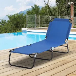 Single Beach Chair Outdoor Leisure Chair Folding Chair Camping Chair Reclining Chair Outdoor Scenery Chair, Suitable for Outdoor Camping