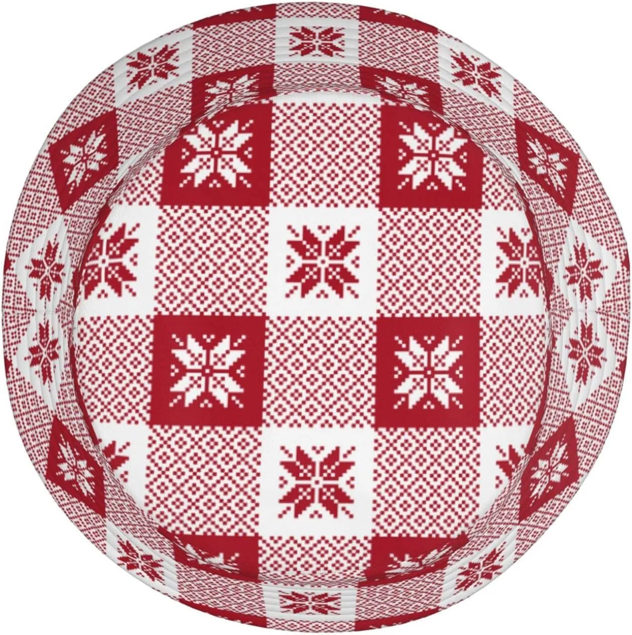 Snowflakes Bucket Hats for Women Summer Sun Beach Travel Outdoor Fishing Cap Men Bucket Hat
