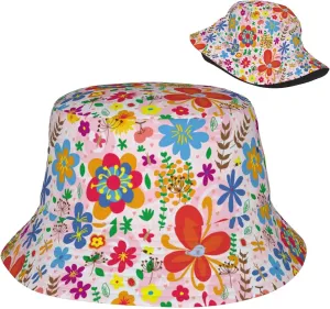 Snowflakes Bucket Hats for Women Summer Sun Beach Travel Outdoor Fishing Cap Men Bucket Hat