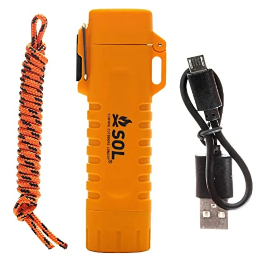SOL Fire Lite Fuel Free Lighter (Fire Starter   LED Light)