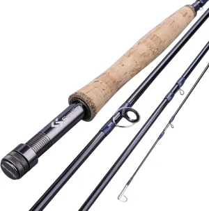 Sougayilang Fly Fishing Rod, Lightweight Ultra-Portable 4 Pieces Graphite Fly Rod for Complete Starter 5/6wt, 7/8wt Rod for Traveling