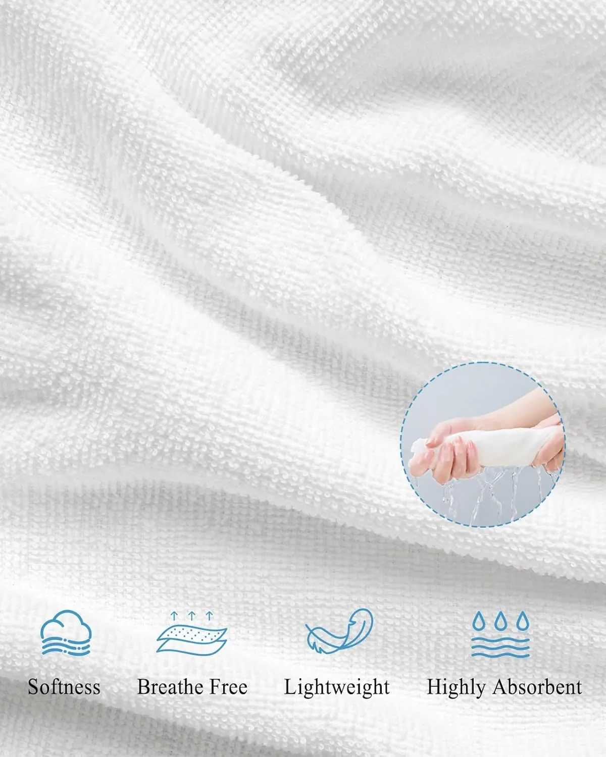Spring Mushroom Microfiber Beach Towel Watercolor Leaf Absorbent Quick Dry Beach Towels for Kids Women Adults Ladybug Sand Proof Travel Pool Swimming Camping Blanket 31x62 Inch