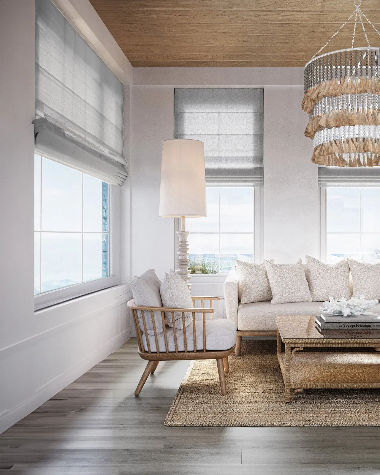St. Barts Taupe Chandelier