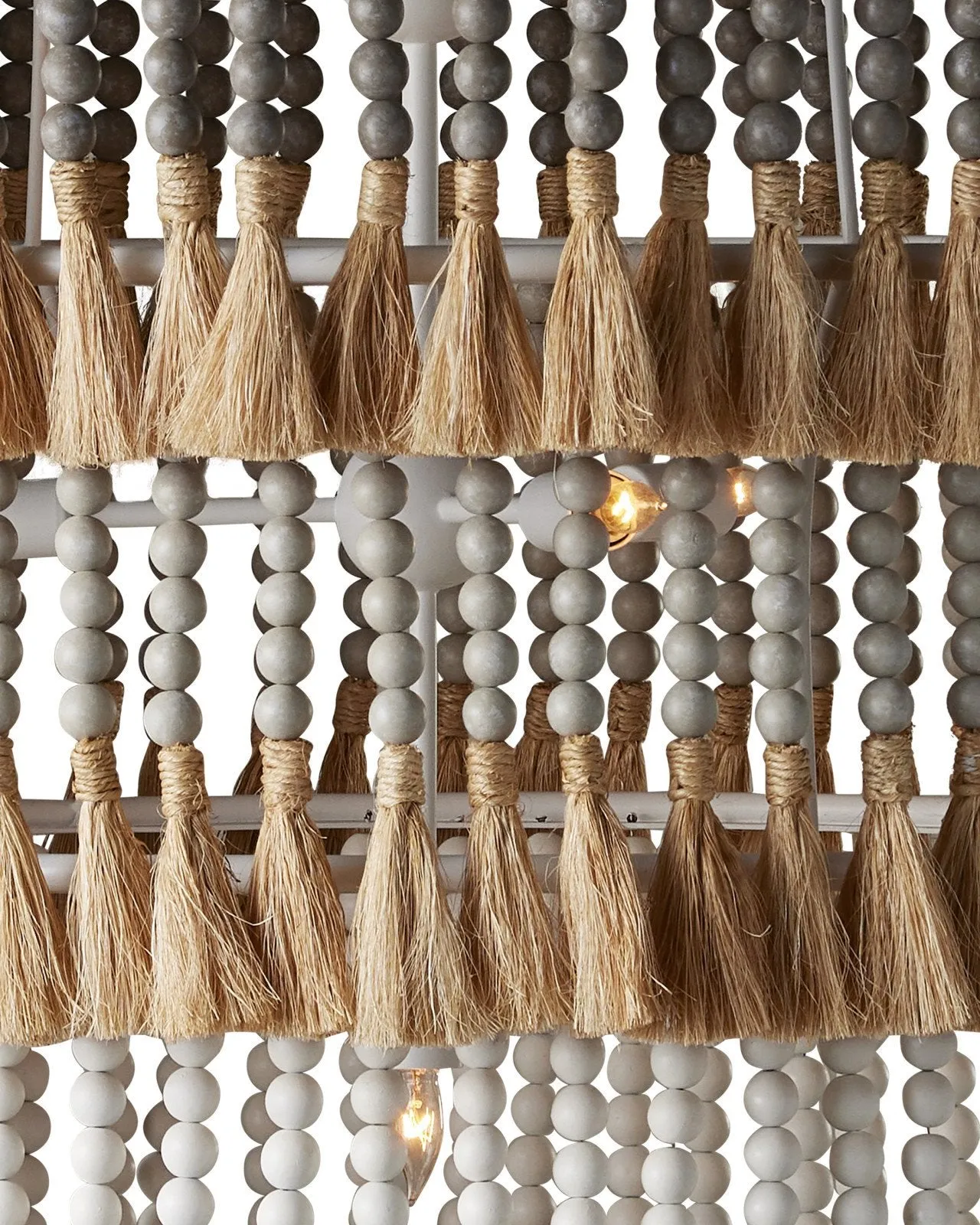 St. Barts Taupe Chandelier