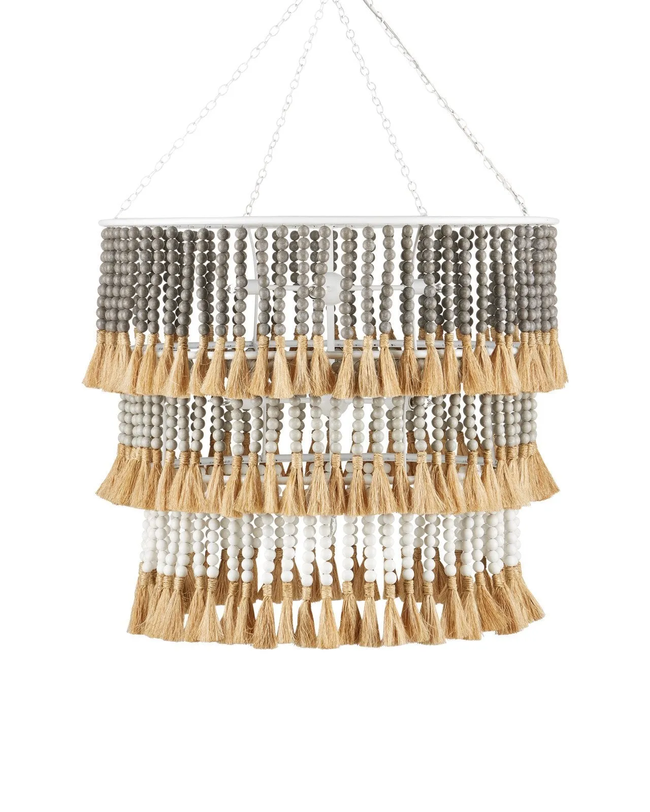 St. Barts Taupe Chandelier