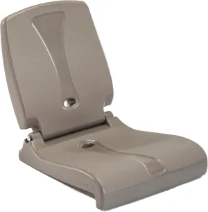 Step2 Foldable Adult Flip Seat, Portable Outdoor Chair for Poolside, Tailgating, Camping, Picnic Chair, Provides Back Support When Sitting on Ground, Brown