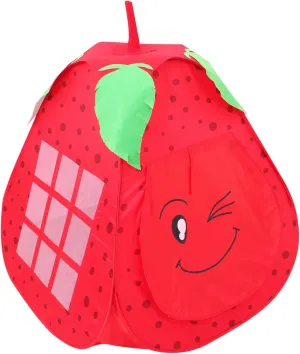 Strawberry Tent Portable Foldable Indoor Playhouse for Fun Castle Tent for Play Tent for Imaginative Play and Ages