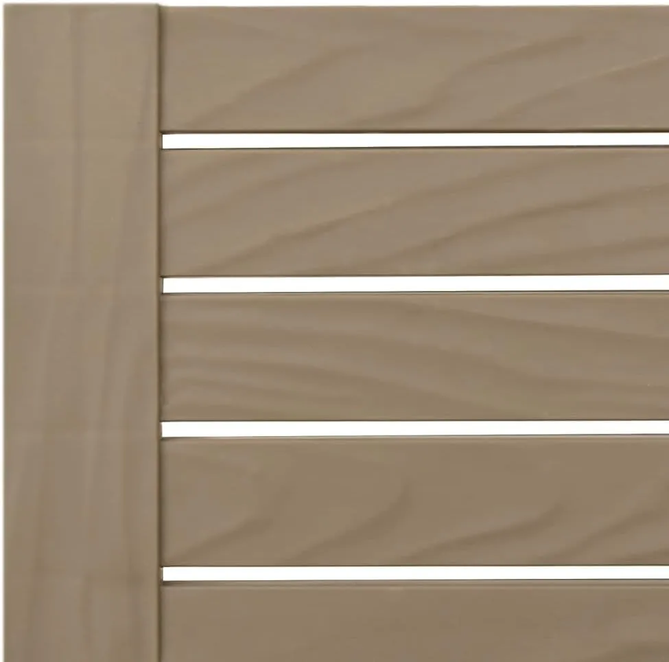 Sun Lounger Light Brown 61"x22.8"x32.7" Polypropylenetanning Chair Camping Chairs Recliner Patio Suitable for Garden Courtyard