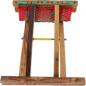 SUPVOX Portable Folding Camping Stool Compact and Sturdy Outdoor Bench for Fishing Hiking and Picnics Easy to Carry Quick Setup for Travel and Outdoor Activities