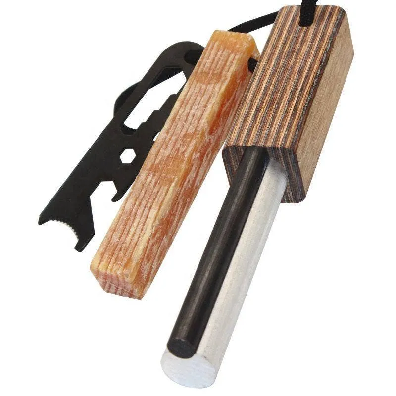 Survival Accessories Ferro Rod Durable Waterproof Fire Start: 1 Set