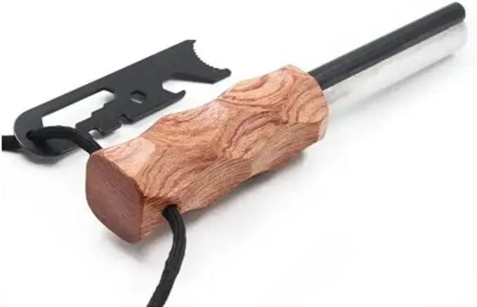 Survival Accessories Ferro Rod Durable Waterproof Fire Start: 1 Set