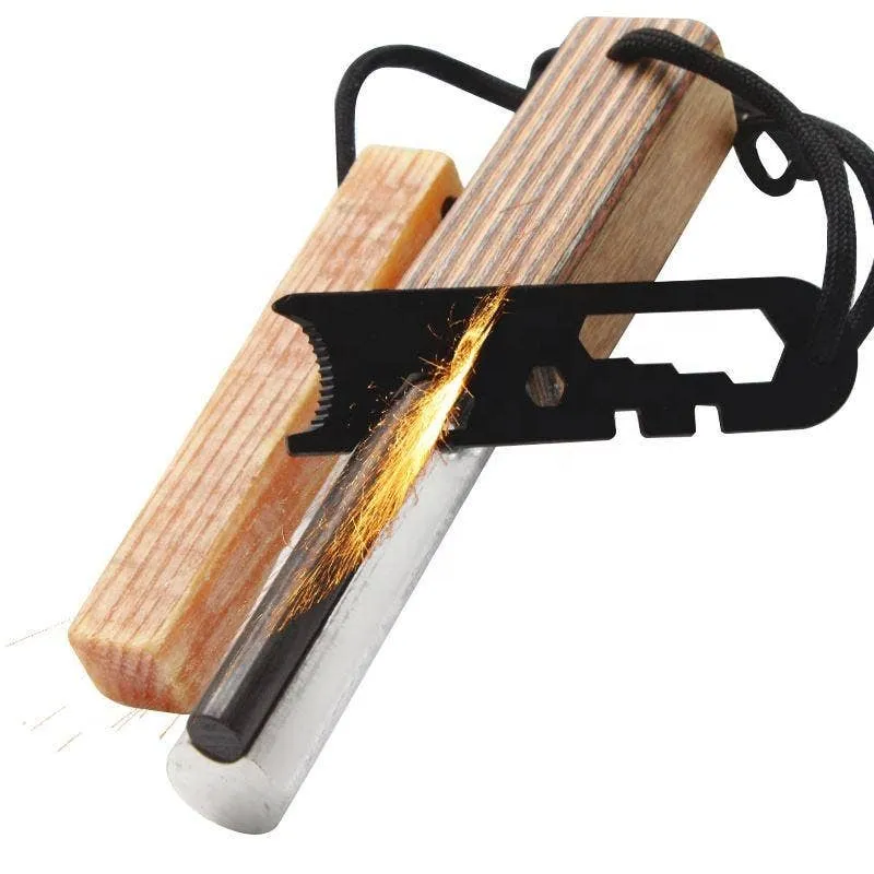 Survival Accessories Ferro Rod Durable Waterproof Fire Start: 1 Set