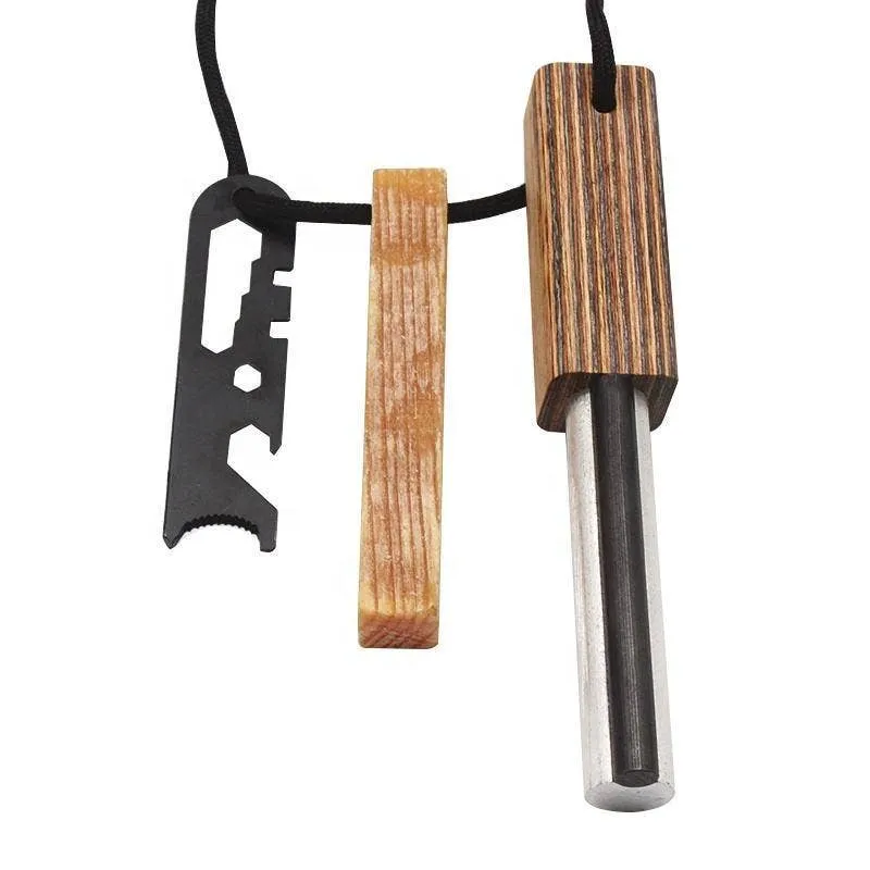 Survival Accessories Ferro Rod Durable Waterproof Fire Start: 1 Set
