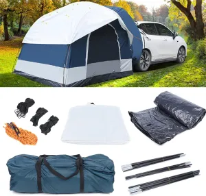 SUV Tent for Camping, Outdoor Car Tent, 4 Person Car Camping Tent, Car Trunk Tent, Easy Setup Tent, Large Space, for Mountaineering, Fishing, Wild Survival, Adventure, 250 * 250 * 200cm