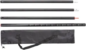 Tarp Poles Telescoping Tent Poles Portable Heavy Duty Awning Poles Canopy Poles for Outdoor, Hiking, Tent Fly, Hammock