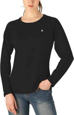 TBMPOY Women's UPF 50  Sun Protection Long Sleeve Shirts SPF Lightweight Hiking Running Fishing Outdoor Tops