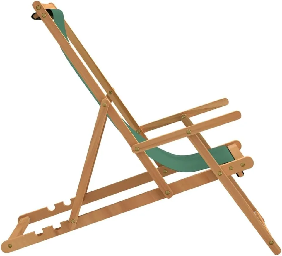 Teak Outdoor Furniture,fire Pit Chairs,Living Room Furniture,Folding Beach Chair Solid Wood Teak GreenFor Gardens, patios, Balconies
