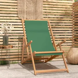 Teak Outdoor Furniture,fire Pit Chairs,Living Room Furniture,Folding Beach Chair Solid Wood Teak GreenFor Gardens, patios, Balconies
