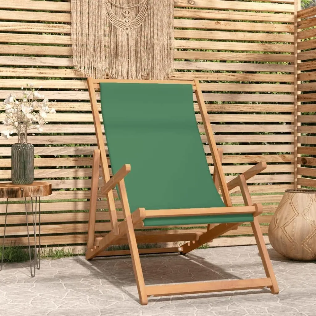 Teak Outdoor Furniture,fire Pit Chairs,Living Room Furniture,Folding Beach Chair Solid Wood Teak GreenFor Gardens, patios, Balconies