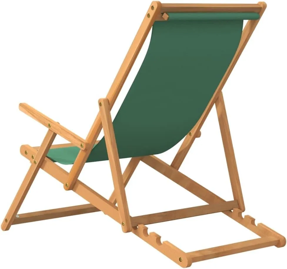 Teak Outdoor Furniture,fire Pit Chairs,Living Room Furniture,Folding Beach Chair Solid Wood Teak GreenFor Gardens, patios, Balconies