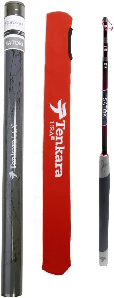 Tenkara USA Fly Fishing (Complete Set: SATOKI™ Rod   Starter Kit) | Carbon Fiber, Lightweight, Telescopic