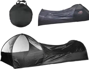 Tent, Foldable Single Person up Tent, Waterproof Moisture Proof Fine Mesh, Portable Bug Net for Camping Outdoor 82.7x41.3x27.6