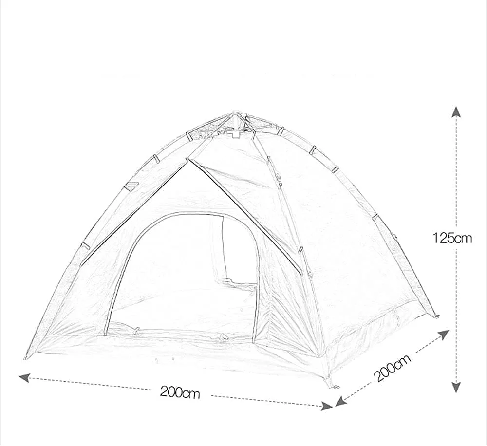 Tent for Camping Ultralight Camping Tent Single Person Easy Set Up Waterproof Portable No Tent Pole Instant Tent for Hiking Fishing Large Space for Picnic Outdoors