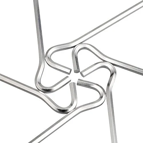 Tent Pegs-Aluminum Tent Stakes Pegs w/ Hook-7’’ Hexagon Rod Stakes Nail