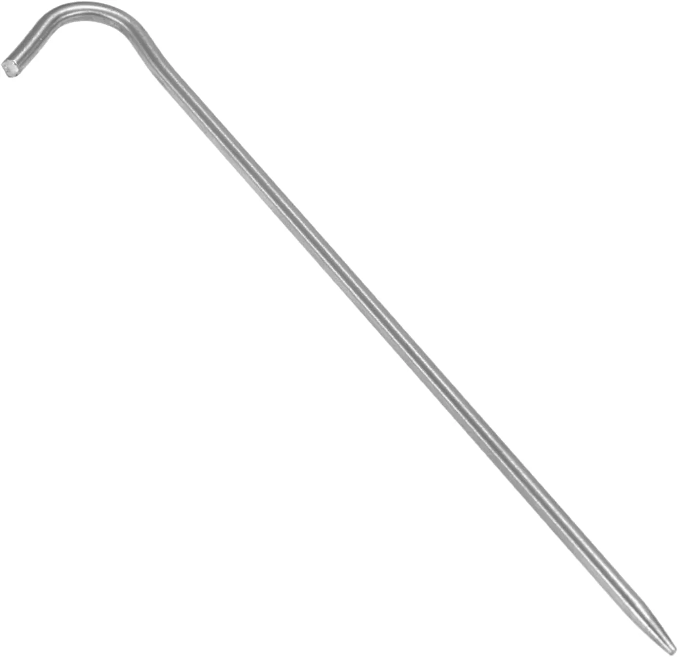 Tent Stakes 6 Pack Pegs with Hook, 8g Stake Camping Tarp Canopy Anchoring (10)