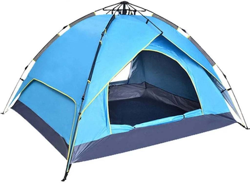 Tent Windproof WaterproofCamping Tents,3-4 Person Backpacking Tent Includes; Quick and Easy Setup; Ready in an Instant When You Need to Get Outdoors; Outdoor Camping Supplies