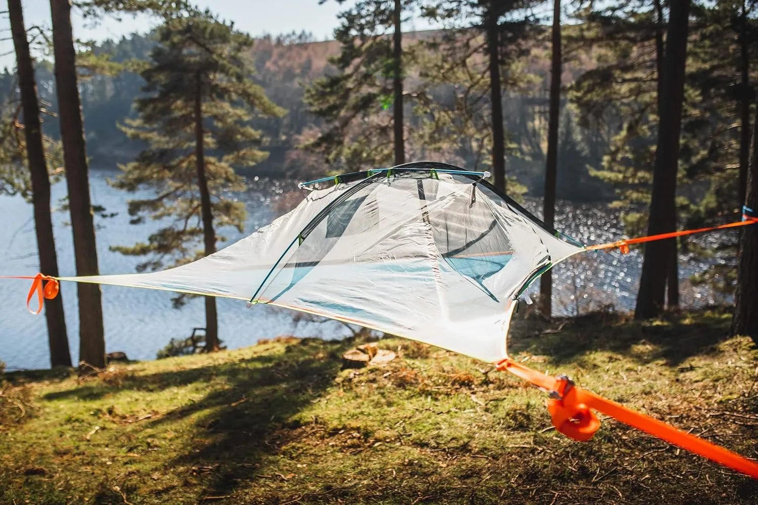 Tentsile Flite  V3 Lightweight Camping Tent Hammock, Portable Treehouse for Backpackers, Backyards, Nature Lovers, Designed in The UK