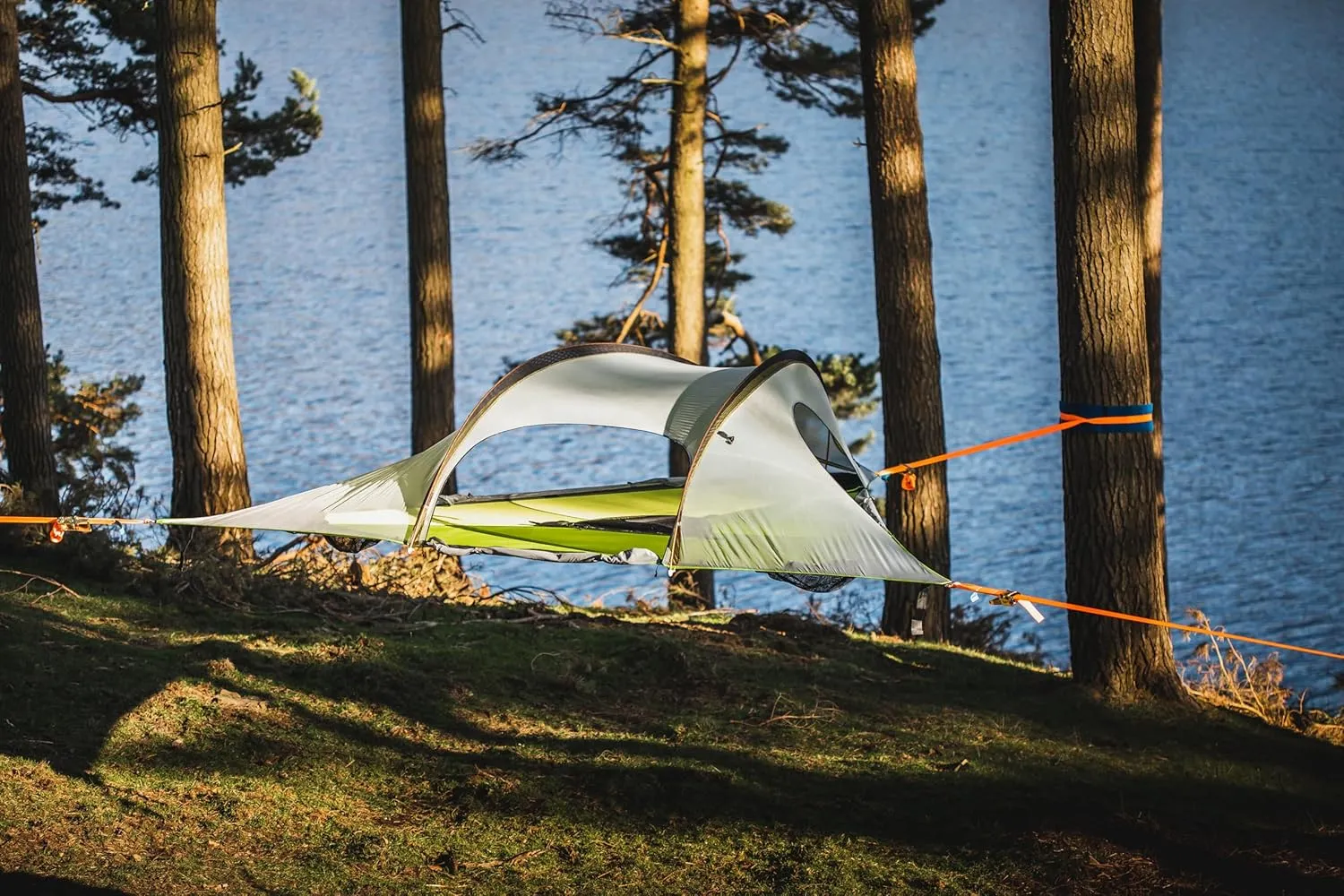 Tentsile Stingray V3 Tree Tent, Camping Hammock Tent, 3P Capacity, Portable Tree House Shelter for Campers, Backyards, Campgrounds, Designed in The UK