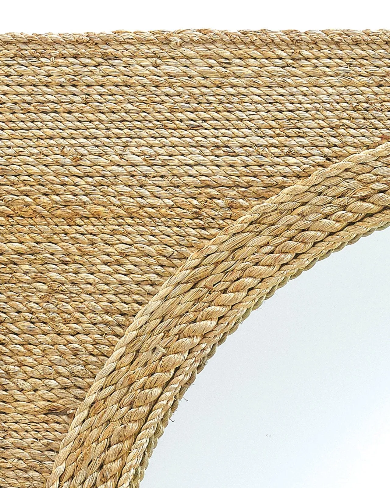 Tisbury Small Square Rope Mirror