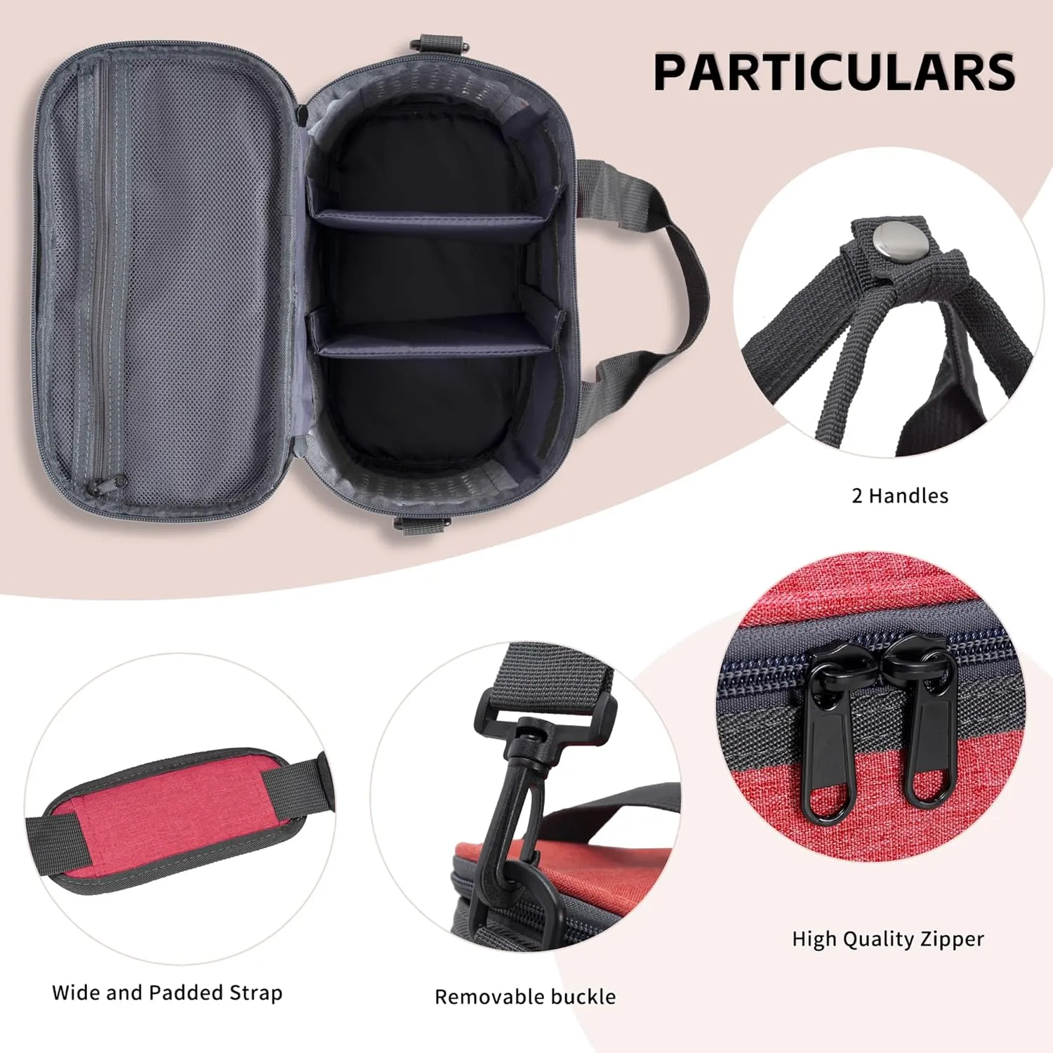 Toniebox Carrying Case For Toniebox Figures/Starter Set Waterproof Tonie Storage, Red