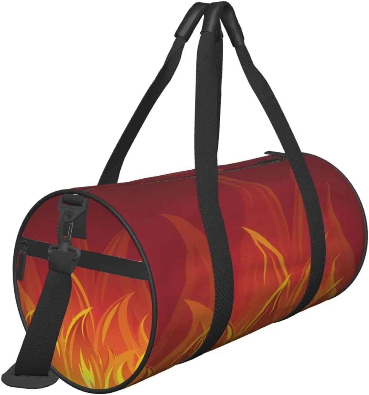 Travel Duffle Bag for Men Women, Fire Duffle Bags for Sport Gym Overnight Luggage