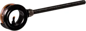 TRU BALL Axcel Curve RX Field Scope - Sjef Signature Series - 14mm w/ #8-32 Rod - w/Rheostat & Aperture Discs - Right Hand - .019 Red Fiber Fire Ring Pin - Black