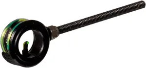 TRU Ball Axcel Curve RX Field Scope - Sjef Signature Series - 14mm w/ #8-32 Rod - w/Rheostat & Aperture Discs - Right Hand - .029 Green Fiber Fire Ring Pin - Black