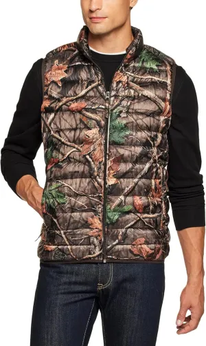 TSLA Men's Lightweight Packable Accent Puffer Vest, Water-Resistant Winter Outdoor Vests
