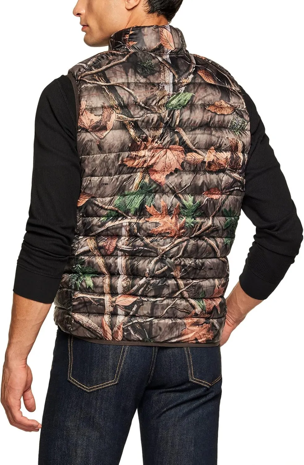 TSLA Men's Lightweight Packable Accent Puffer Vest, Water-Resistant Winter Outdoor Vests